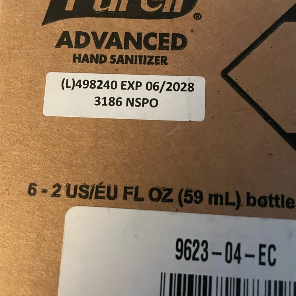 6 Purell Advanced Naturals Hand Sanitizer- 2 fl oz each - Picture 2 of 3